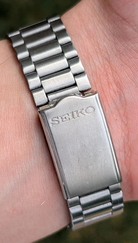 Seiko 5 Automatic Vintage 6309 Day-Date Japan anni 80' Blu