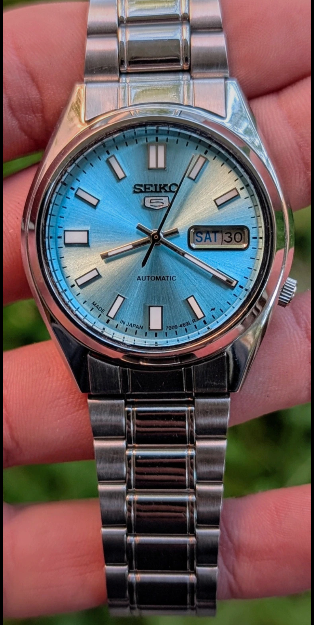 Seiko 5 Automatic Vintage 7009 Celeste